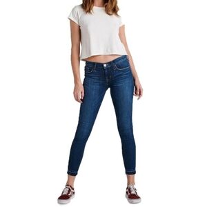 Hudson Krista Super Skinny Crop With Release Hem Jeans in Matchmaker Size 28